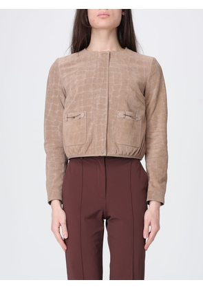 ELISABETTA FRANCHI Suede Sheepskin Jacket