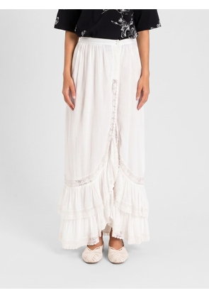 TWINSET U & B Cotton Skirt with Ruffles