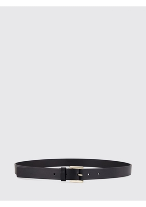 TOM FORD Adjustable Smooth Bovine Leather Belt with Buckle and Embroidery