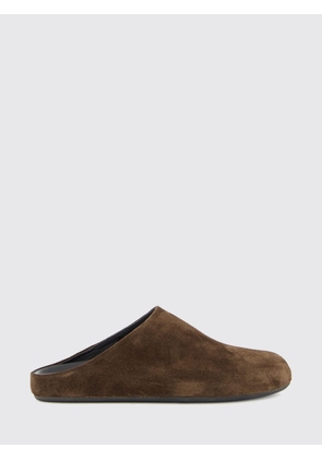 OFFICINE CREATIVE Babouche Suede Open-Heel Sabot Mules