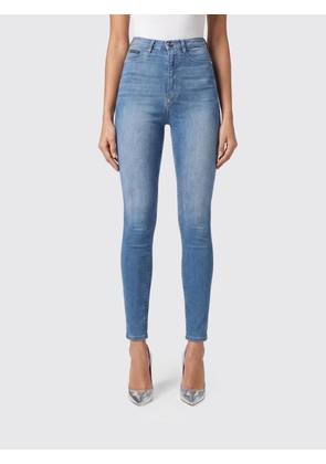 PHILIPP PLEIN High-Waisted Skinny Cropped Jeans in Stretch Denim with Logo