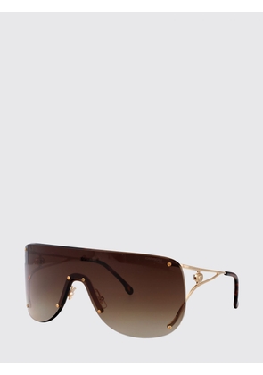 CARRERA Metal Aviator Sunglasses with Amber Lenses and Logo