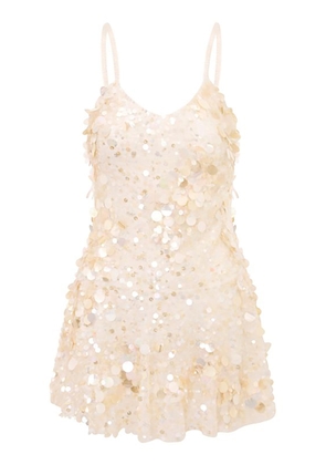 LoveShackFancy Liria Sequined Mini Dress - Moda Operandi