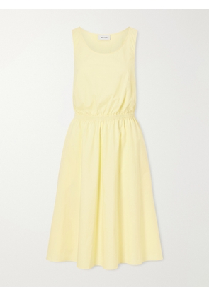 Matteau - Organic Cotton-poplin Dress - Yellow - 1,2,3,4,5