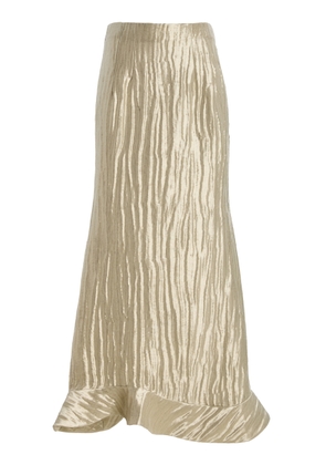 Rosie Assoulin Ride the Wave Silk-Blend Maxi Skirt  - Moda Operandi
