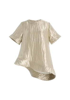 Rosie Assoulin Ride the Wave Silk-Blend Top  - Moda Operandi