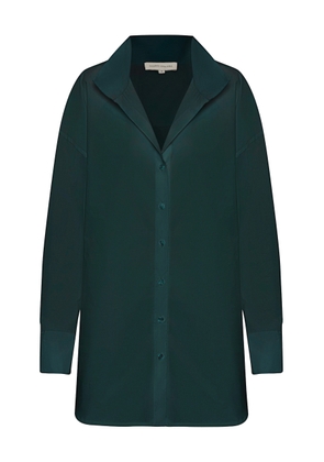Andres Otalora Un Tej Oversized Printed Cotton-Poplin Shirt - Moda Operandi