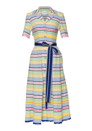 Lena Hoschek Gelato Striped Midi Dress - Moda Operandi