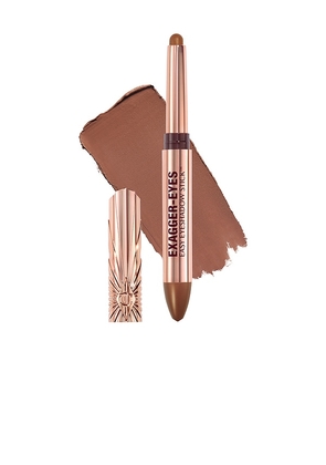 Charlotte Tilbury Exagger-Eyes Easy Eyeshadow Stick in Brown.