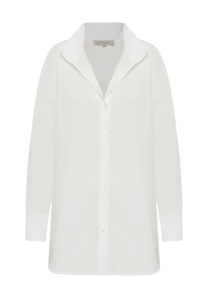 Andres Otalora Un Tej Oversized Cotton-Poplin Shirt - Moda Operandi