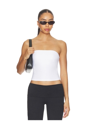 Beyond Yoga Spacedye Strapless Top in Ivory. Size S. Also in XS, M.