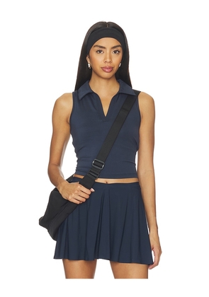 Beyond Yoga Sport Active Polo Tank Top in Navy. Size S. Also in XS, M, L.
