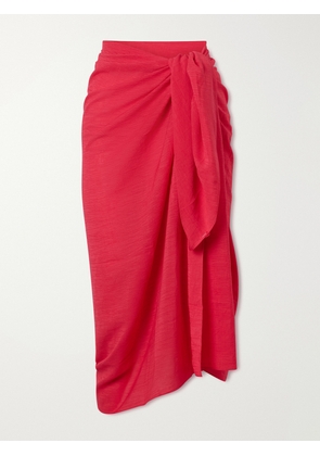 Away That Day - Gathered Gauze Coverup - One size