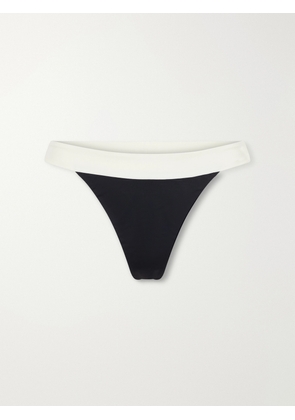 Away That Day - Grenada Recycled Stretch Bikini Briefs - Black - x small,small,medium,large