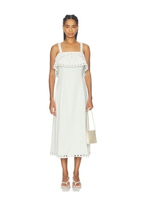 Cleobella Kinsale Midi Dress in Baby Blue. Size S. Also in XS, M, L, XL.