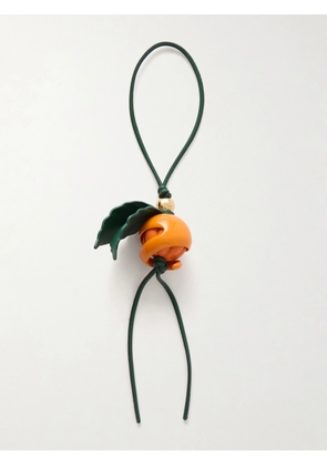 LOEWE - Peeling Orange Leather Charm - One size