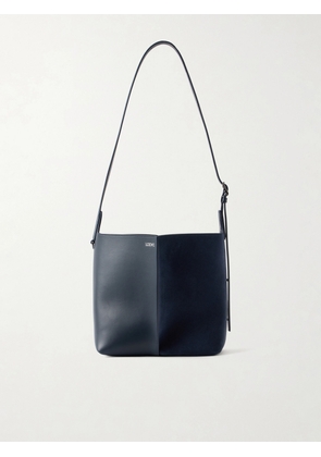 LOEWE - Bilbao Suede And Leather Tote - Blue - One size