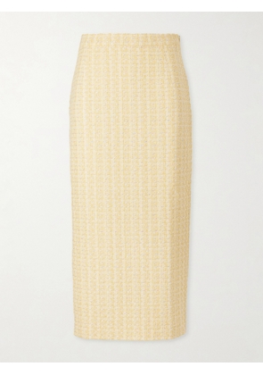 Alessandra Rich - Tweed Midi Skirt - Yellow - IT36,IT38,IT40,IT42,IT44,IT46
