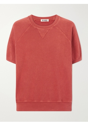 B SIDES - Cotton Jersey T-shirt - Red - x small,small,medium,large
