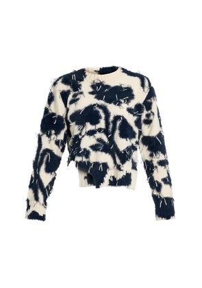 Erdem Textured Floral Wool Sweater - Moda Operandi