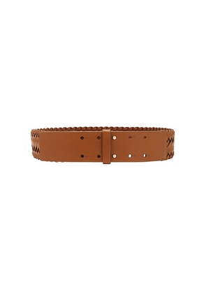 Favorite Daughter The Woven Waist Belt in Tan. Size S. Also in XS, M, L, XL.