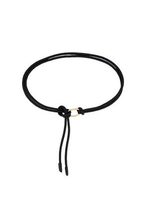 Favorite Daughter The Woven Knot Belt in Black. Size S. Also in XS, M, L, XL.