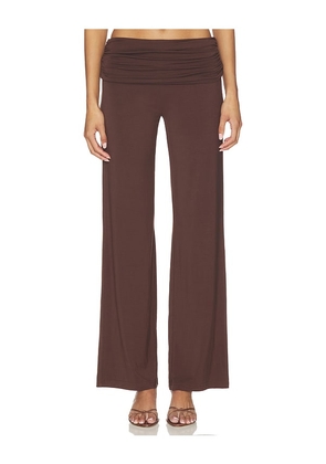 NIA Paolo Pant in Chocolate. Size S. Also in XS, M, L, XL.