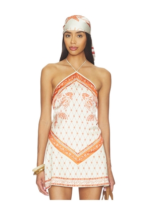 Shani Shemer Jessie Top in Cream,Burnt Orange. Size XS. Also in S, M, L.