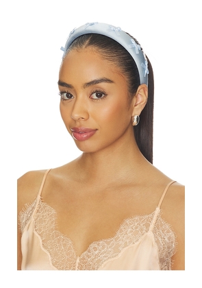 petit moments X Scott King Hair Heidi Headband in Baby Blue.
