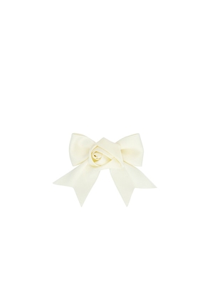 petit moments X Scott King Hair Madonna Bow Clip in Cream.