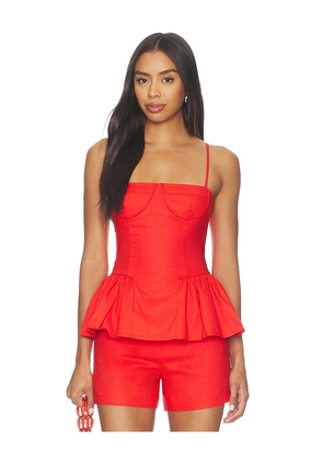 Sister NY Friday Top in Red. Size XS. Also in S, M, L, XL.