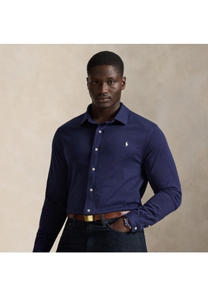 Big & Tall - Jersey Spread-Collar Shirt