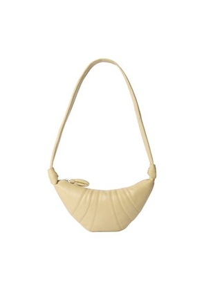 Croissant small smooth leather bag