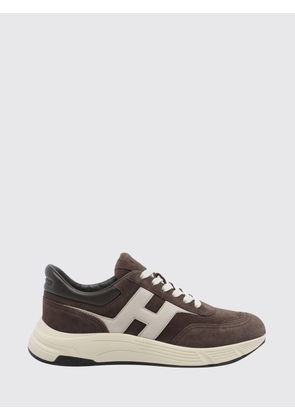 HOGAN Hyperlight Suede Leather Trainers with Chunky Sole