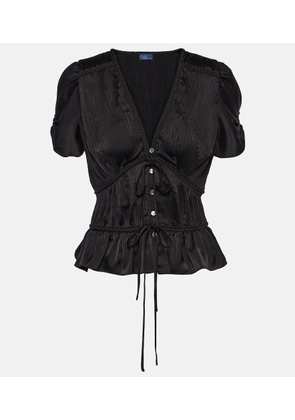 Polo Ralph Lauren Puff-sleeve blouse