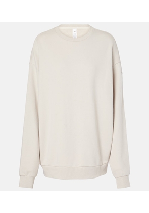 Alo Yoga Chill cotton-blend terry sweatshirt