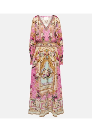 Camilla Floral printed silk maxi dress
