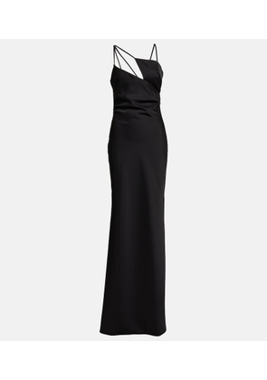 The Attico Melva asymmetric maxi dress