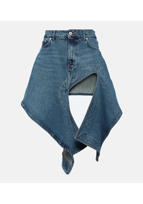 Y/Project Evergreen denim miniskirt