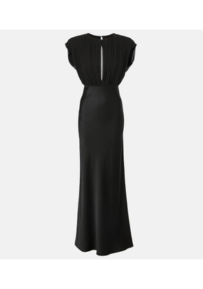Max Mara Randers silk satin crepe maxi dress