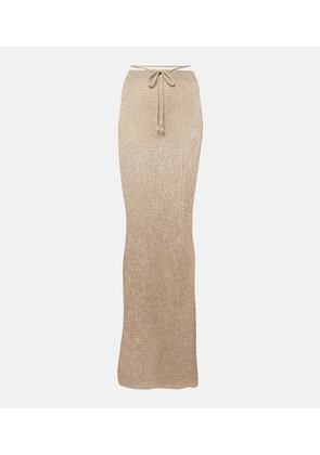 Bananhot Alma crochet maxi skirt