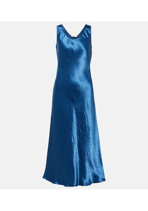 Max Mara Talete satin midi slip dress