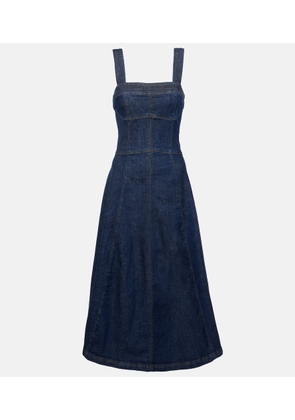 Simkhai Cici denim midi dress