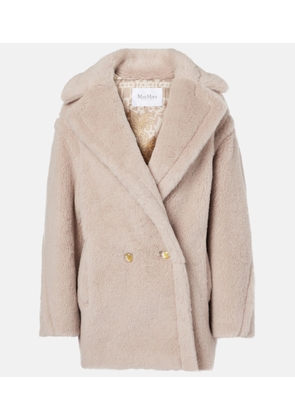 Max Mara Cuba alpaca, wool, and silk teddy coat