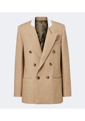 Victoria Beckham Double-breasted wool-blend blazer