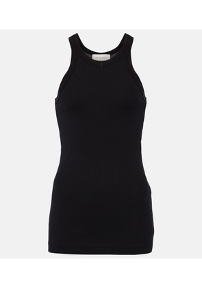Sportmax Nastie cotton and silk-blend tank top