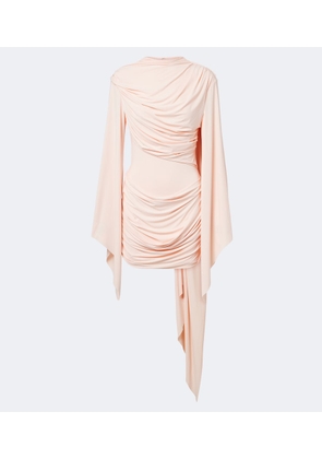De La Vali Persia draped jersey minidress