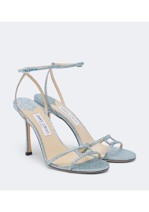 Jimmy Choo 1998 Leo glitter sandals