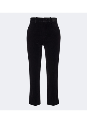 Isabel Marant Roaya cotton velvet straight pants