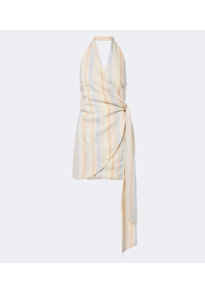SIR Pernille striped wrap dress